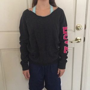 Grey sweater with LOVE